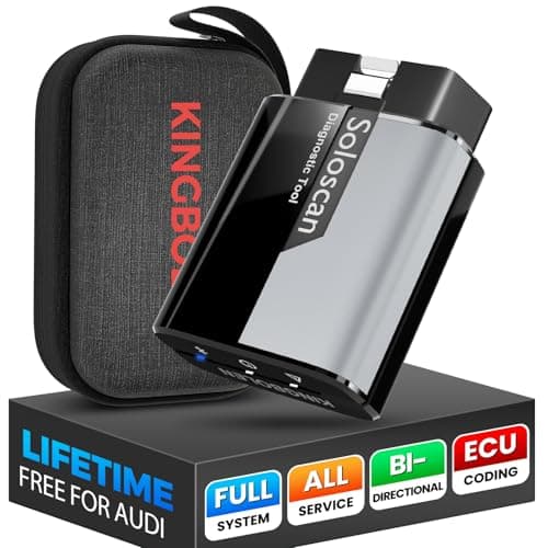 KINGBOLEN Soloscan Valise Diagnostic Auto OBD2 Scanner pour VW/Audi/Skoda/Seat/Bentley/Bugatti/Lamborghini, Lecteur de Code d'erreur de Moteur avec 50+ Services, pour Tous Les systèmes