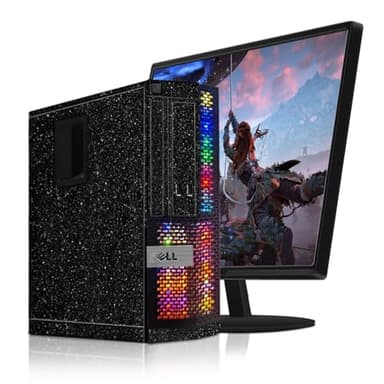 Dell PC Gamer Complet，Ordinateur Gaming, Quad Core I5 jusqu'à 3.6GHz, Radeon RX 550 4Go, RAM 16Go, SSD 512Go, 600M WiFi, Nouveau 24" 1080 FHD LED, W10P64 (renouvelé)