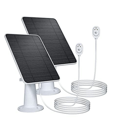 Panneau Solaire avec caméra de Surveillance Arlo Pro4, Pro3, Ultra, Ultra2 et Floodlight Compatible Uniquement pour l'extérieur