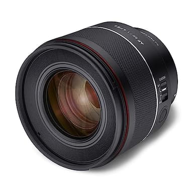 SAMYANG AF 50 mm F1.4 II FE pour Sony E - objectif autofocus standard pour appareils photo hybrides de Sony, pour capteurs plein format et APS-C, idéal pour les prises de vue détaillées