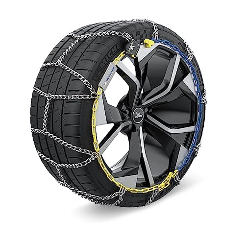 MICHELIN EXTREM GRIP, Chaînes à neige métalliques 7 mm, Tension Automatique, Compatibles Véhicules Non Chainables, N°130
