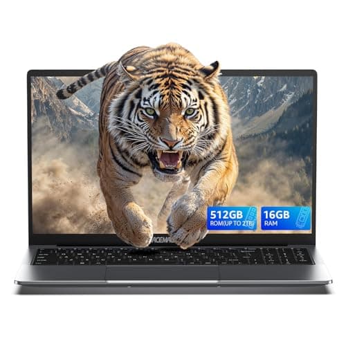 ACEMAGIC 2025 Ordinateur Portable in-tel N150 3,6Ghz(Dépasser N4020/N5095) 16Go RAM DDR4 512 Go Soutien Extension SSD 2To PC Portable 15,6 Pouces 3*USB 3.2, BT 5.0,Type C,Boîtier en métal