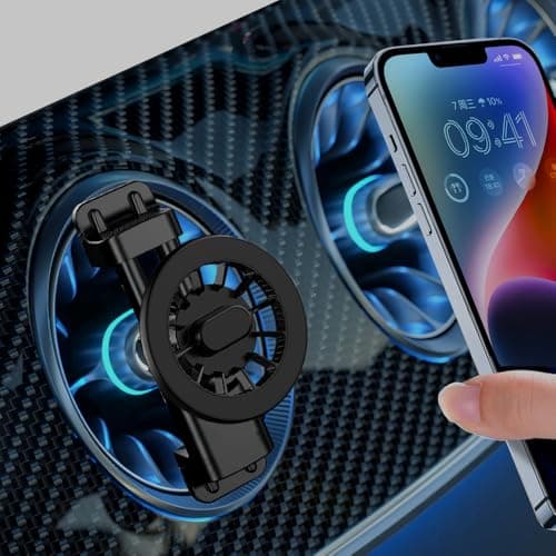 ICAILIN Support téléphone Voiture, pour Mini Cooper R56 F56 Smart 451 453, Alfa Romeo Mito, Fiat 500, Citroen berlingo, Renault Alaskan Clio, Mercedes