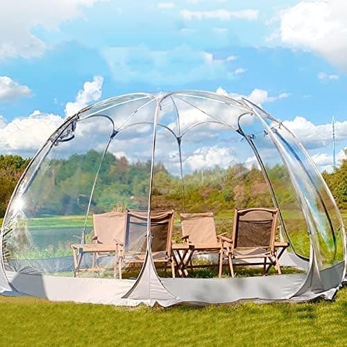 Tente À Bulles Pop Up Gazebo, 5-7 Personnes Igloo Dome Garden Patio Canopy Shelter, Grande Serre Instantanée Surdimensionnée De Qualité Supérieure pour La Fête, Le Camping (360 X 360 X 205 Cm)