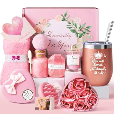 Cadeau Femme Anniversaire, Original Coffret Cadeau Femme Maman Soeur Collegue Maitresse Amie Personnalisé Cadeau Femme Noël, Fete des Meres, Saint-Valentin