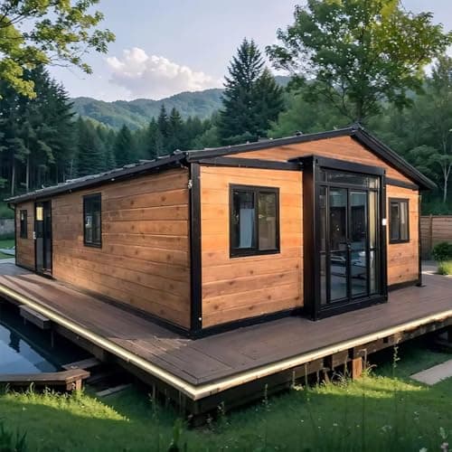 Maisons préfabriquées 2 3 4 chambres à coucher Maison modulaire préfabriquée 40ft 20ft Container House Tiny Mobile Home