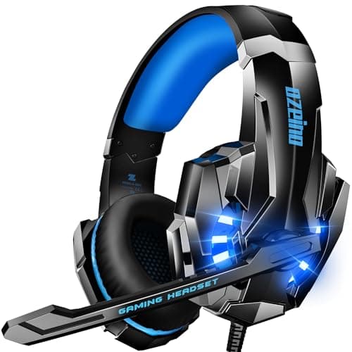 Ozeino Casque Gaming, Casque Gamer pour Ps5, Son Stéréo 3D, Casque avec Microphone Antibruit, Casques avec Jack 3,5 mm,Casque Gaming pour PC Ps4 Xbox Switch