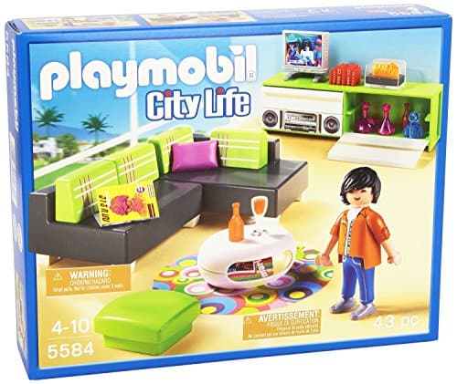 Playmobil - 5584 - Jeu De Construction - Salon Moderne