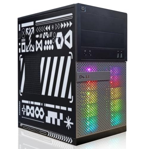 DELL PC Gamer Fixe，Ordinateur Gaming,Quad Core I5 jusqu'à 3.4GHz, GeForce GTX 750 Ti 4Go GDDR5, RAM 16Go, SSD 512Go, WiFi 600 M, Bluetooth 5.0, W10P64 (Reconditionné)