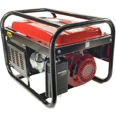 Générateur électrique à essence avec roues 15 litres 5 500 W (1 000 W + 1 000 W + 1 000 W + 2 500 W) Triphasé Monophasé Moteur 4T
