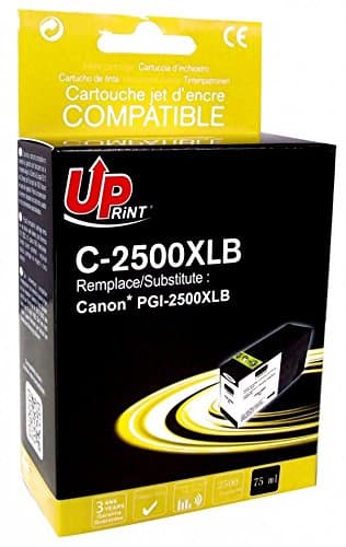 CANON - PGI-2500XL compatible avec CANON - NOIR - Grande Capacité - Economique - Qualité équivalente à la cartouche d'origine - Garanties et Assistance - Le Meilleur rapport Qualité/Prix - Expédié depuis la FRANCE