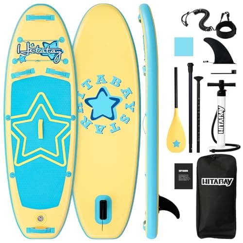 Planche de Surf Gonflable - Accessoire Complet Stand Up Paddle Board Gonflable pour Enfant Jeunesse