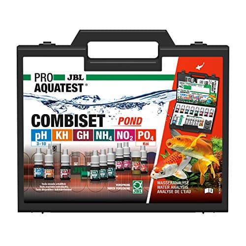 JBL Test de Qualité d'eau pour Bassin, 6 Tests et Accessoires, Bac à Koïs et Bassin de Jardin, PROAQUATEST COMBISET POND