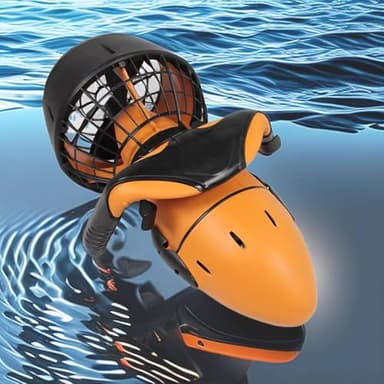WEIMILOR Scooter sous-Marin, Scooter Aquatique pour Adultes, propulseur de Natation Submersible avec Batterie au Lithium, propulseur sous-Marin Portable pour la plongée avec Tuba,300W