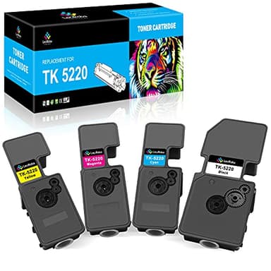 LeciRoba TK-5220 pour Cartouche Kyocera TK5220 TK5230 TK-5230,pour Toner Kyocera p5021cdn,pour Kyocera Ecosys P5021cdw P5021cdn et Kyocera Ecosys M5521cdw M5521cdn imprimante (4 Paquets)