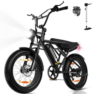 COLORWAY BK29G Vélo électrique, EBike 20'' avec Pneu Large 4.0, Moteur 250W et Batterie 36V 12Ah, avec écran LCD, Double Frein à Disque, jusqu'à 45-90km d'autonomie