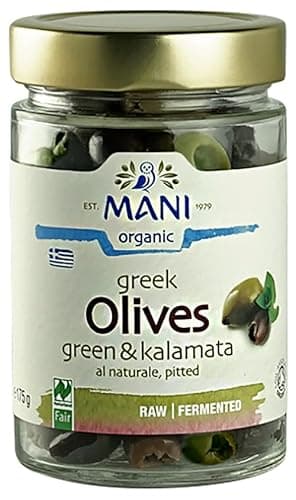 Mani Kalamata et olives vertes bio Al Naturale 175 g