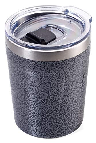 TROIKA Unisexe - Adulte Espresso Doppio Mug Isotherme Titane 90x70x70mm