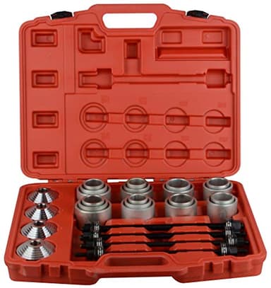 DAYUAN Kit de 28 Manchons de Presse Professionnels pour Retirer Les bagues et Les Joints de roulements – Rouge
