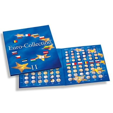Leuchtturm 337527 Album numismatique Presso Euro-Collection Volume 2 Les Nouveaux Pays - Album numismatique pour pièces de Monnaie courantes