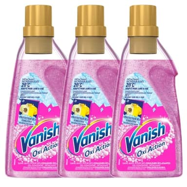 Vanish Détachant Avant-Lavage Oxi Action Gel - lot de 3 x 750ml