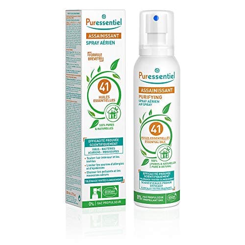 Puressentiel – Assainissant - Spray Aérien aux 41 Huiles Essentielles - 100% pures et naturelles - Efficacité prouvée contre les virus, germes et bactéries – Traite la pollution de l’air – 200 ml