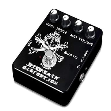 JOYO Pédale de distorsion à gain élevé du crunch AC/DC au métal lourd avec égaliseur complet pour effet guitare électrique – Bypass (JF-04)