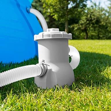 AQUATEC Pompe pour les Piscines Gonflables – 1135 L | Filtre Pompe Piscine | Accessoires pour Pataugeoire | Filtration/Eau Propre et Hygiénique | Pompe + Filtres