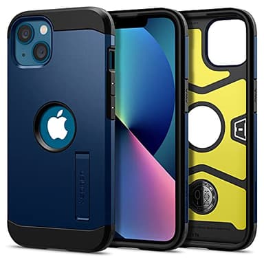 Spigen Tough Armor Coque pour iPhone 13 - Bleu Marin