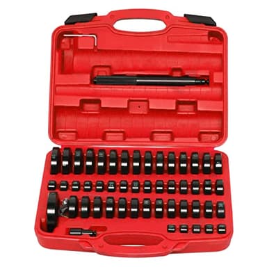 SanBouSi 51 pièces Kit d'outils de Presse de roulement de Bague de conducteur pour Le Montage et Le démontage des roulements 18 à 65mm