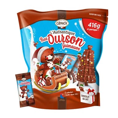 Cémoi Sachet Friandise l'Authentique Petit Ourson Guimauve - 416 g