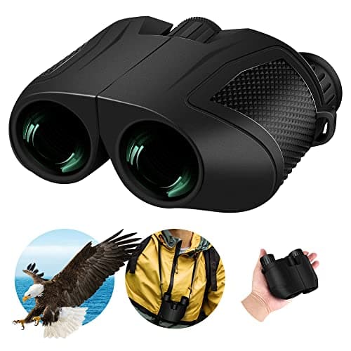 15X25 Jumelles pour Adultes Puissante avec BAK4 Prism FMC Lentille Jumelle Adultes Compactes Étanches Antibuée Grandes Oculaires pour Chasse en Plein air Concerts Voyage Observation des Oiseaux