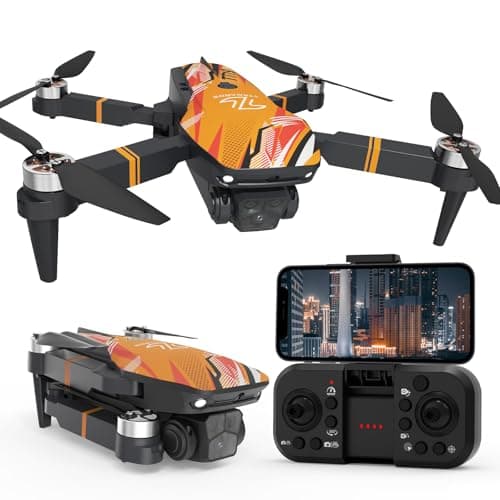 TTROARDS Drone avec Caméra 4K, Moteur sans Balais Évitement des Obstacles à 270 Positionnement du Flux Optique Mini Drones pour Débutants, Quadcopter RC Pliable Jouet pour Enfants, TT19