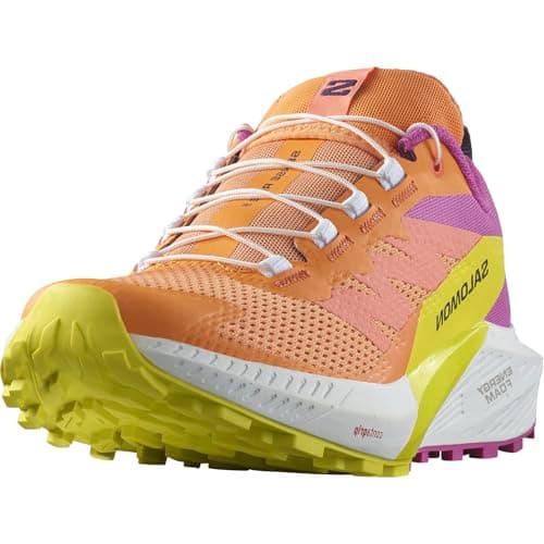 Salomon Sense Ride Chaussures de trail pour Femme, Amorti et réactivité, Accroche polyvalente, Tige légère, Bird of Paradise, 36 ⅔