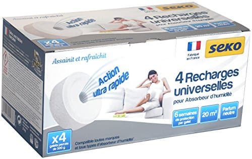 Seko Lot de 4 Galets Percés 500g Neutres - Recharges Universelles Galet Percé Neutre - Blanc - Automatique