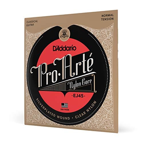 D'Addario Corde Guitare Classique - Cordes Pro-Arte EJ45 - en nylon - Normale
