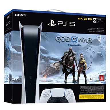 Sony PlayStation 5 Console - Digital Edition - White (White Box - Split Bundle) (EU) (PS5)