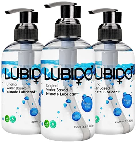 Lubido Gel Lubrifiant Intime Original à Base d'Eau Sans Paraben - 250ml (Lot de 3)