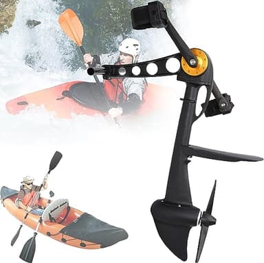 Système d'alimentation à pédale pour kayak, kayak de pêche à pédale, adapté aux kayaks et aux bateaux de pêche gonflables, moteur d'entraînement à pédale robuste et durable, installation facile