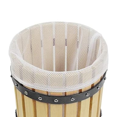 Lot de 2 sacs filtrants en maille pour presse à vin de cidre de fruits 18 l