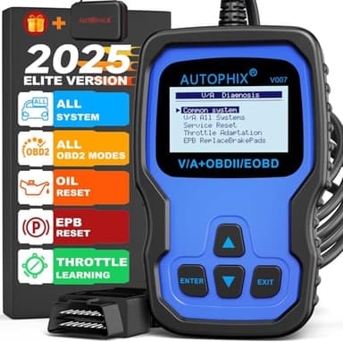 AUTOPHIX V007 OBD2 Scanner Compatible avec Volkswagen VW Audi Skoda Seat Outil Diagnostic Automobile avec Moteur ABS Airbag Transmission Lecteur de Coder Adaptation Accélérateur Oil Reset Brake Pad