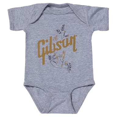 Gibson Hummingbird Onesie (Gray), gris, 18- 24 Mois