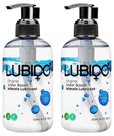 Lubido Gel Lubrifiant Intime Original à Base d'Eau Sans Paraben - 250ml (Lot de 2)