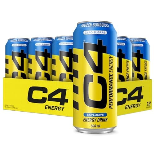 Cellucor C4 Performance Energy Carbonated 500ml x 12 Frozen Bombsicle Multi-ling