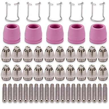 KERUE SG-55 AG-60 WSD-60 Kit de 50 douilles et embouts de torche plasma (AG60)