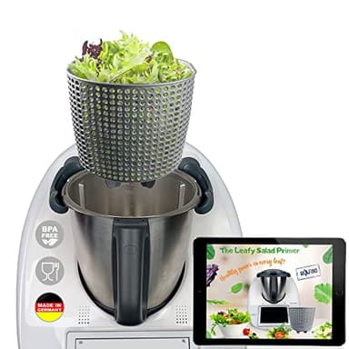 Essoreuse à salade MixFino pour Thermomix Accessoires TM7 TM6 TM5 - Enfin sécher la salade avec votre Thermomix - Qualité Made in Germany