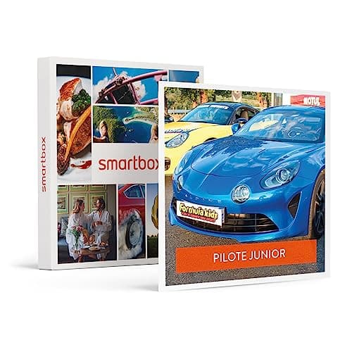 Smartbox - Coffret Cadeau - Stage Pilotage Enfant : 3 Tours de Circuit au Volant d'une Alpine A110-3 Tours de Circuit au Volant d'une Alpine A110 pour 1 Enfant