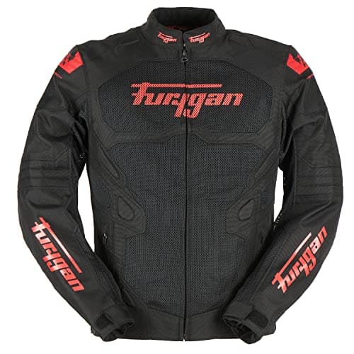 Furygan Atom Vented Evo Veste, Noir-Rouge, L Men's