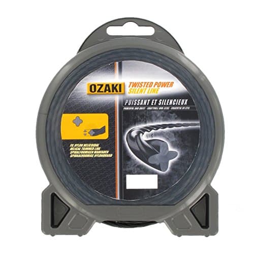 OZAKI - Fil Nylon Hélicoïdal TWISTED POWER SILENT LINE - Ø 2,4mm - L 88m - Fil Aérodynamique - Réduit Le Bruit & Les Vibrations
