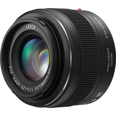 Panasonic Lumix G Micro 4/3 Leica DG SUMMILUX 25 mm, Leica Objectif à lentille asphérique f/1,4